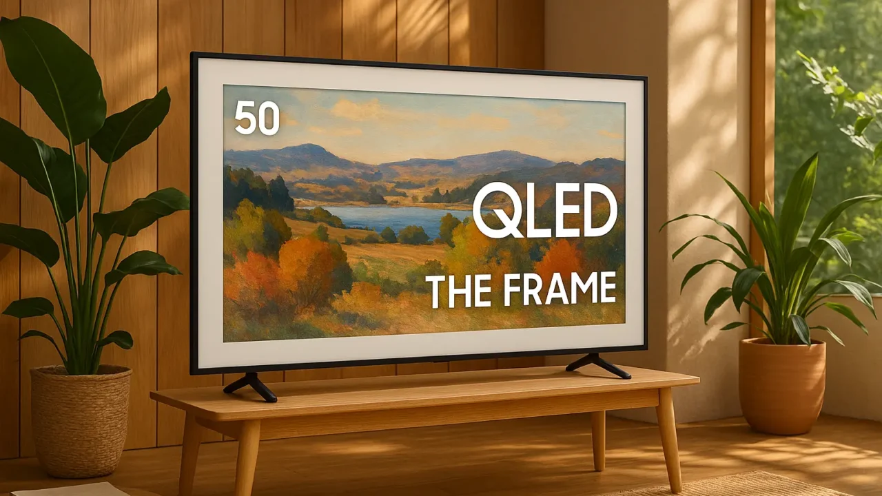 Samsung Smart TV 50" QLED The Frame com 31% OFF + 10x sem juros e frete grátis