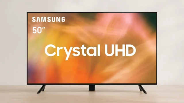 Samsung Smart TV 50" Crystal UHD 4K U8100F tem melhor oferta histórica na Amazon