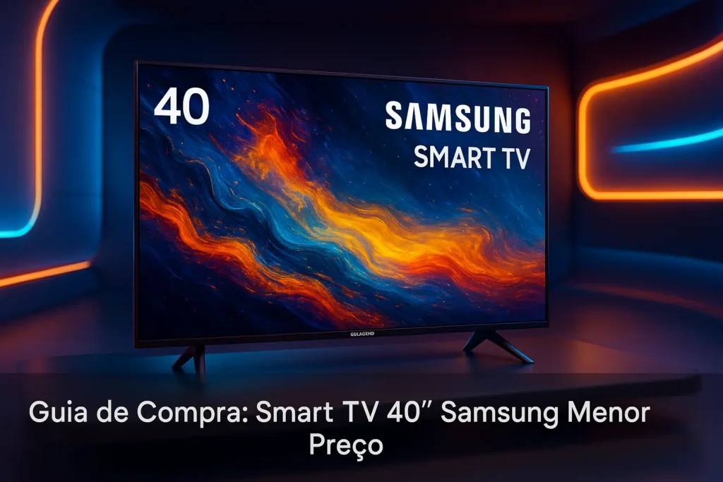 Guia de Compra: 5 Melhores Smart TVs Samsung 40'' com Menor Preço