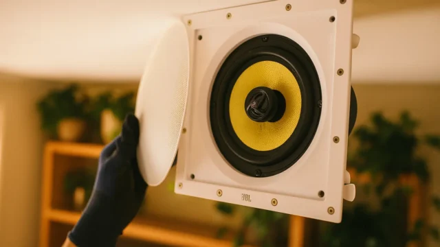 Potência discreta: 3 caixa de som de embutir no teto JBL