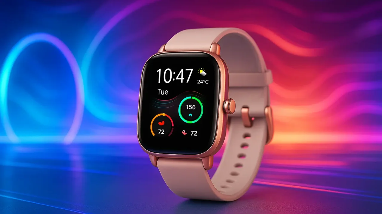 6 pulseiras Amazfit GTS 4 Mini Rose Gold com nota máxima dos usuários
