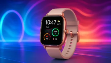 6 pulseiras Amazfit GTS 4 Mini Rose Gold com nota máxima dos usuários
