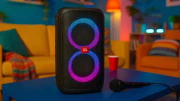 JBL Partybox Stage 320 com microfone: 6 melhores negócios de 2025