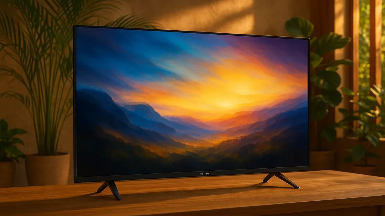 6 televisor Philips smart TV: imersão de cinema com desconto na Amazon