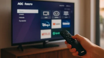 Melhor Roku TV AOC com tela imersiva