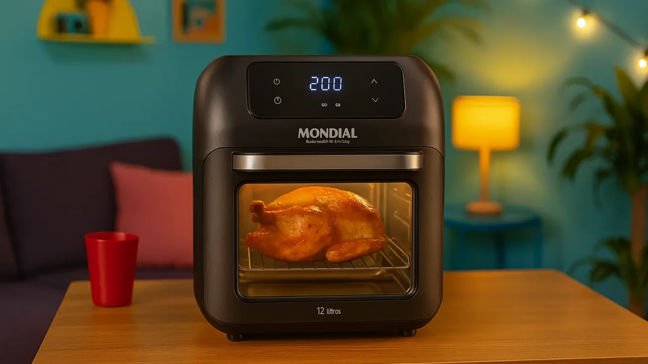 Guia rápido: 6 fritadeira Air Fryer forno Oven 12 litros Mondial com mais recursos