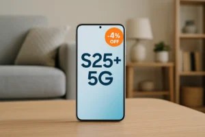 Galaxy S25+ 5G com 4% OFF na Amazon; estoque limitado