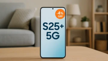 Galaxy S25+ 5G com 4% OFF na Amazon; estoque limitado