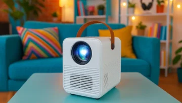 Bettdow Mini Projetor Portátil com 23% OFF na Amazon: nota 4,4/5 dos clientes