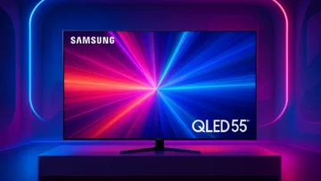 Melhor smart TV QLED 55 Samsung com inteligência artificial