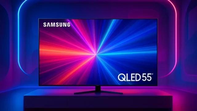 Melhor smart TV QLED 55 Samsung com inteligência artificial