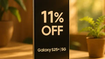 Galaxy S25+ 5G com 11% OFF: menor preço verificado hoje na Amazon