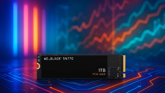 SSD WD Black SN770 1TB com PCIe Gen4 por menos de R$ 802 na Amazon