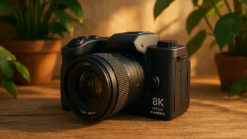 Câmera de vídeo digital 8K tem 10% OFF em até 10x na Amazon