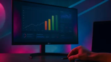 3 monitores LG ultrawide 29 75Hz para produtividade