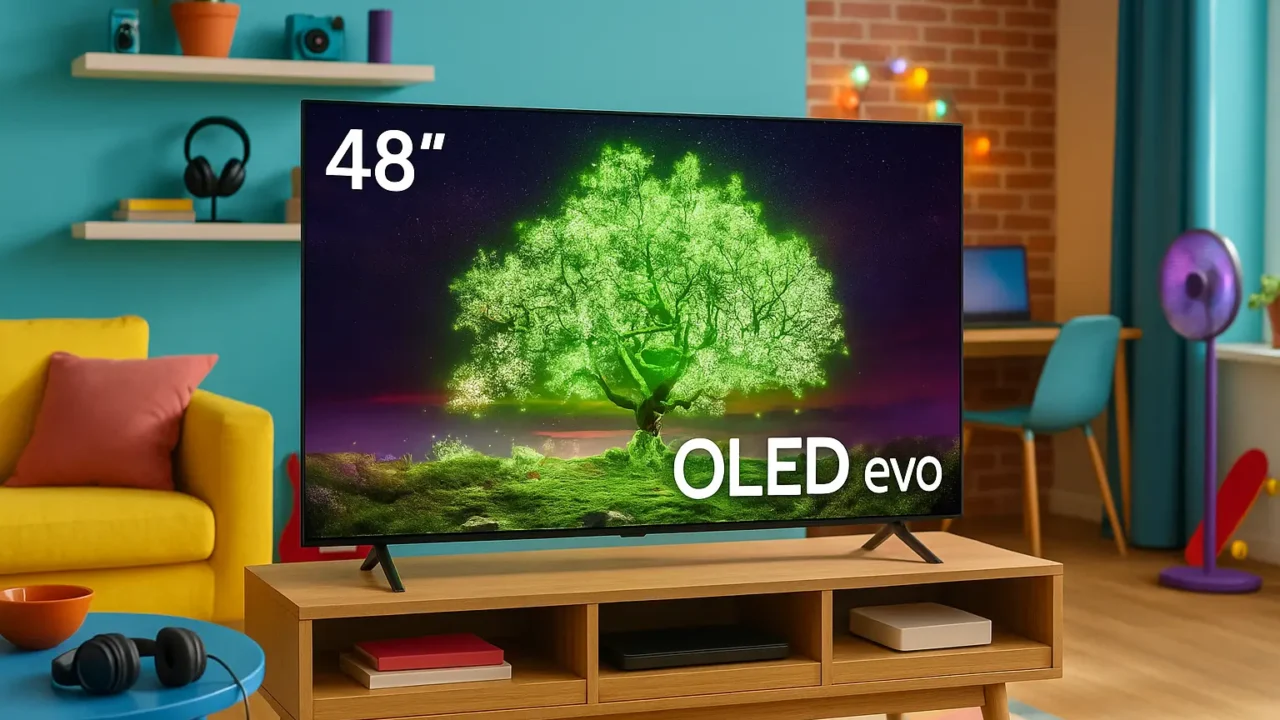 Smart TV LG OLED evo 48" com frete grátis e 12x sem juros na Amazon