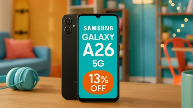 Samsung Galaxy A26 5G com 13% OFF na Amazon