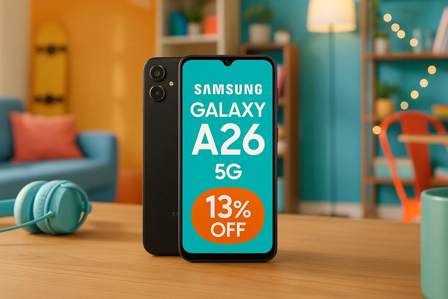 Samsung Galaxy A26 5G com 13% OFF na Amazon
