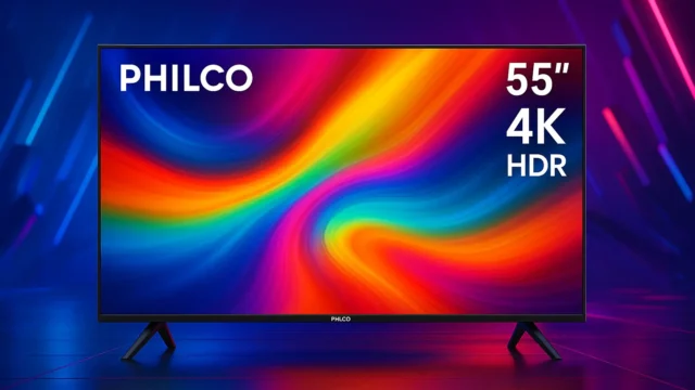 Smart TV Philco 4K 55 até R$2.799 com avaliações ★4,6
