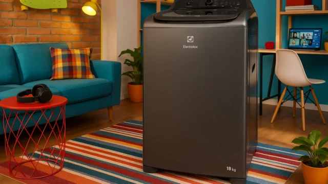 6 máquina de lavar roupa 18 kg Electrolux com garantia estendida e suporte VIP em 2025