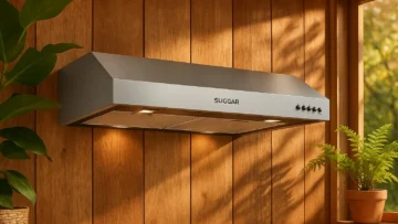 6 Suggar depurador de ar slim 80cm com desempenho turbinado