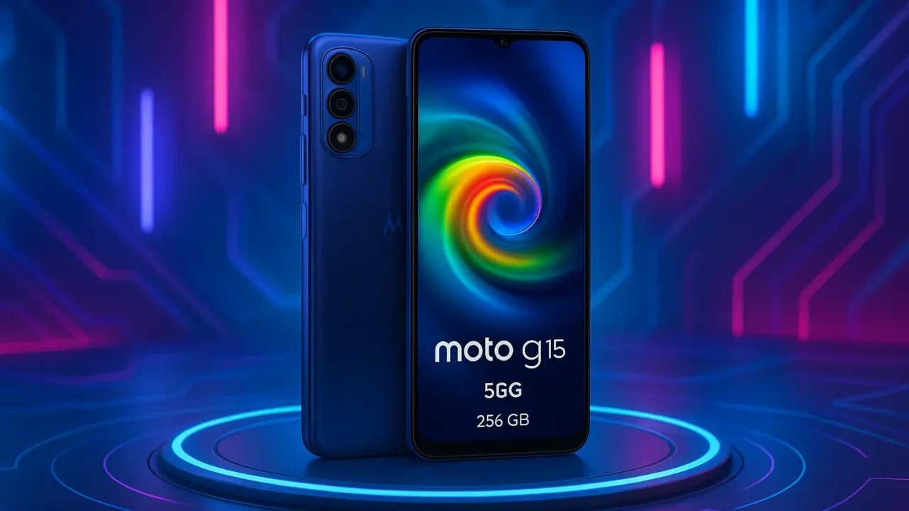 6 Moto G15 5G 256GB: desempenho e preço com desconto na Amazon