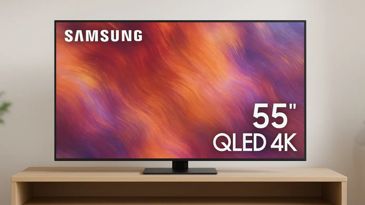 Samsung 55 QLED 4K até R$4.769 com avaliações ★4,6