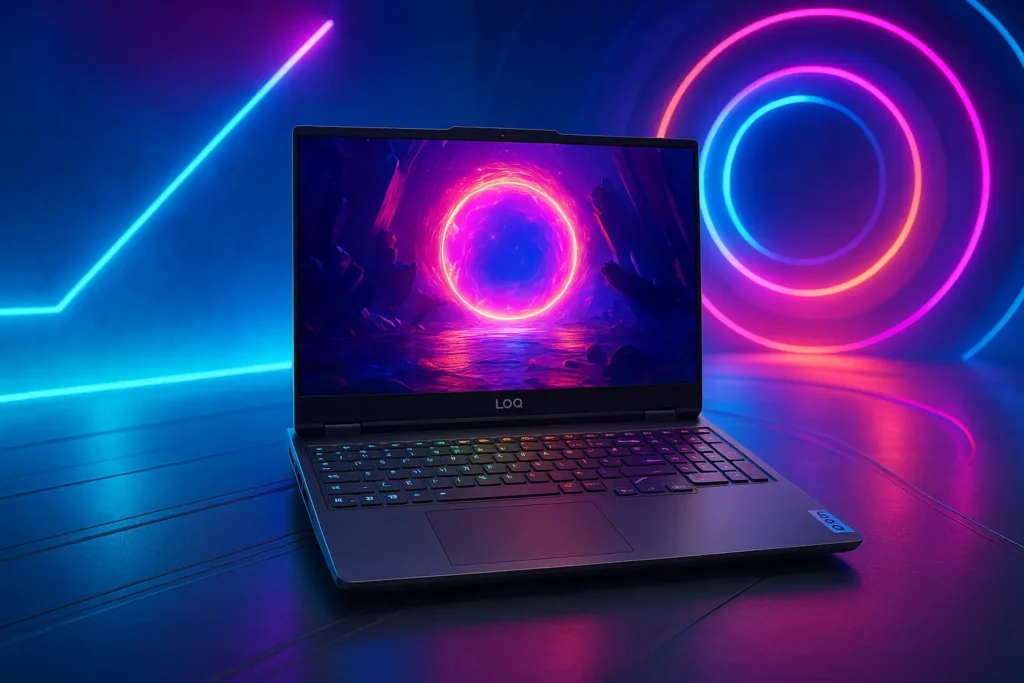 6 Notebook Gamer Lenovo LOQ E Core com design premium por preço justo