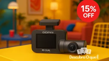 DDPAI N5 Dual Câmera Veicular com 15% OFF: menor preço verificado hoje na Amazon