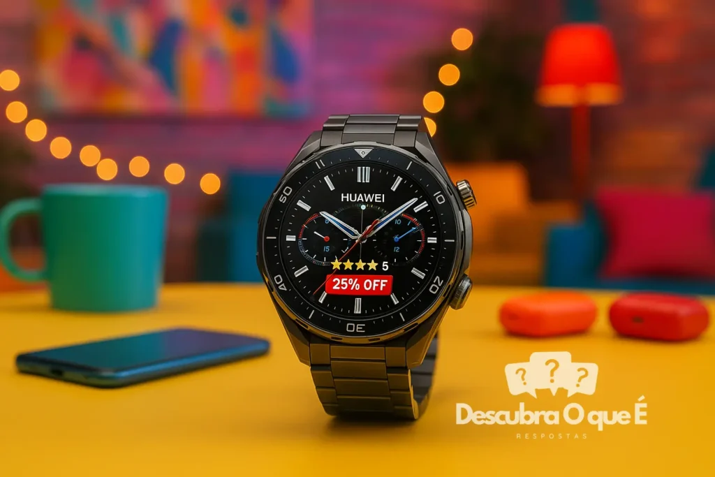 HUAWEI WATCH Ultimate com nota 4,7/5 e 25% OFF na Amazon