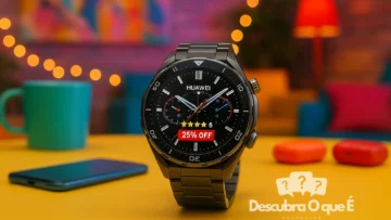 HUAWEI WATCH Ultimate com nota 4,7/5 e 25% OFF na Amazon