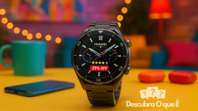 HUAWEI WATCH Ultimate com nota 4,7/5 e 25% OFF na Amazon