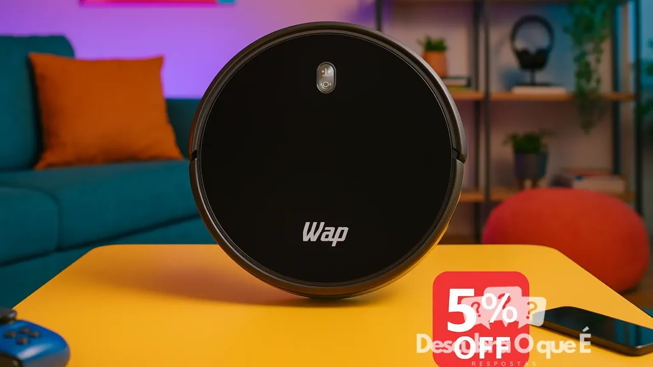 WAP Robô Aspirador com 5% OFF na Amazon; 10x sem juros e preço monitorado