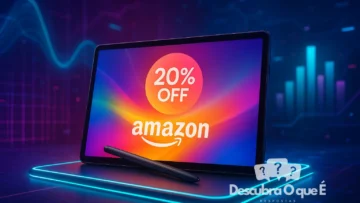 Galaxy Tab S9 FE com 20% OFF na Amazon e entrega rápida