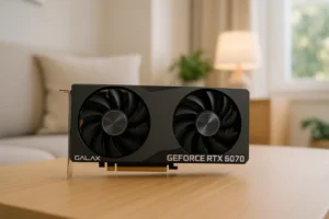 6 Galax GeForce RTX 5070 com design premium por preço justo