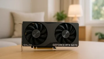 6 Galax GeForce RTX 5070 com design premium por preço justo