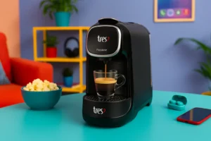 Melhor Cafeteira Espresso TRES com sistema multipressão