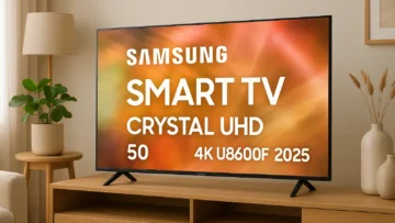 Guia de Compra: 3 Melhores Samsung Smart TV 50" Crystal UHD 4K U8600F 2025 com Estoque no Brasil