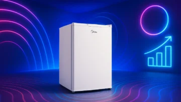 Garantia estendida: 3 frigobares Midea com suporte VIP