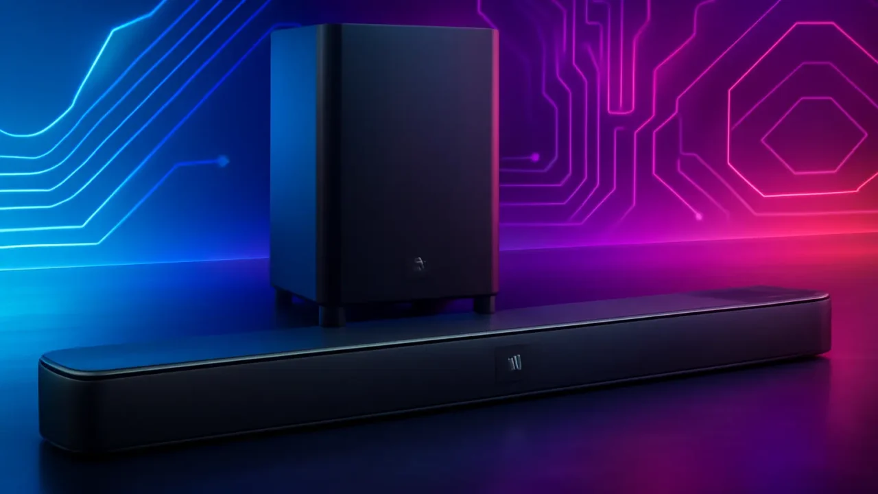 6 JBL Bar 1000 Soundbar com desempenho turbinado