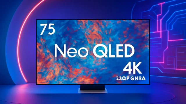 6 Smart TVs 75" NEO QLED 4K Samsung com desempenho turbinado para 11/11/2025