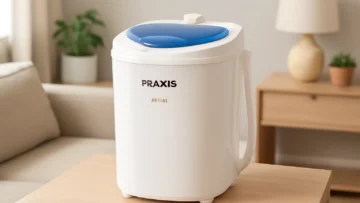 Promoção relâmpago: 3 MINI LAVADORA DE ROUPAS PRAXIS PETIT 1,2KG até R$469,89 (válido 11/01/2025 13:56:10)