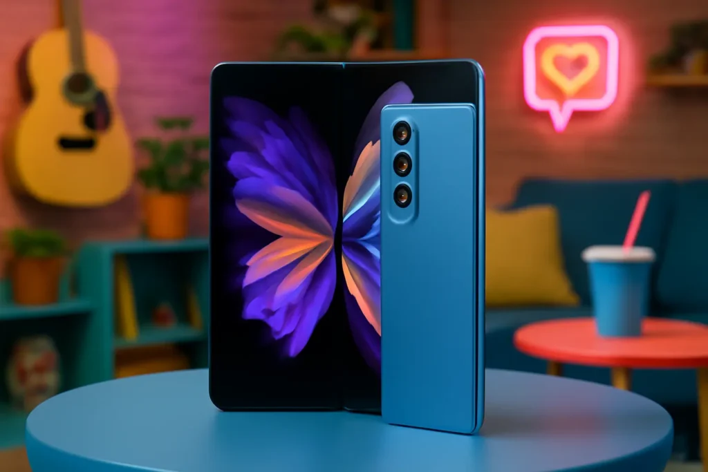 Smartphone Samsung Galaxy Z Fold6 512GB 5G, 12GB RAM Azul barato e confiável para qualquer bolso