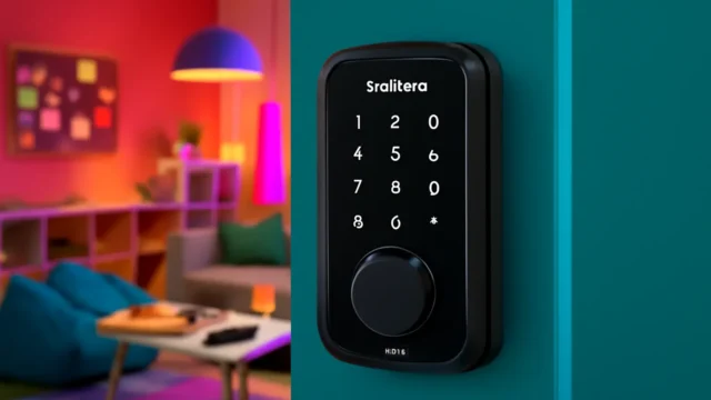 Bateria que dura: 3 Fechaduras Inteligentes de Sobrepor para um dia inteiro