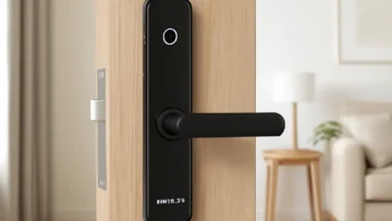 Tela infinita: 3 fechaduras digitais biométricas inteligentes Kuanttum para segurança premium