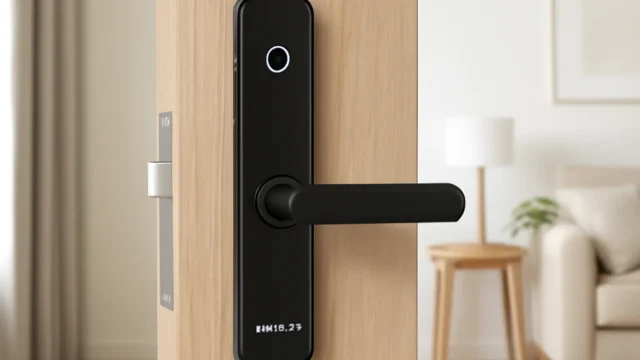 Tela infinita: 3 fechaduras digitais biométricas inteligentes Kuanttum para segurança premium