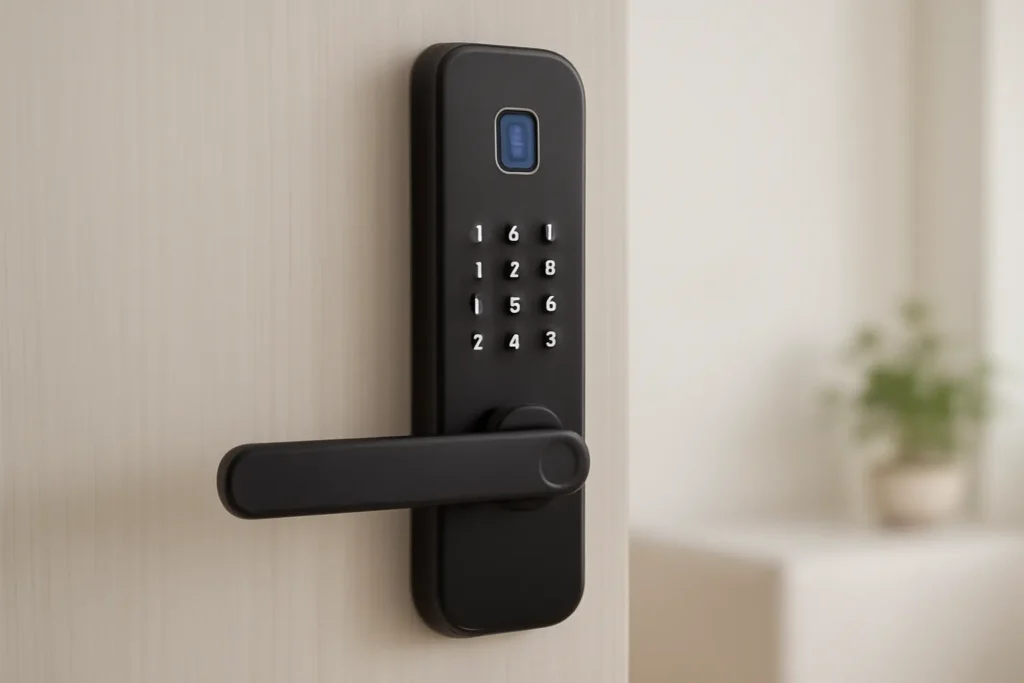 Design premium: 3 Fechaduras Eletrônicas Digitais Biométricas Kuanttum por preço justo