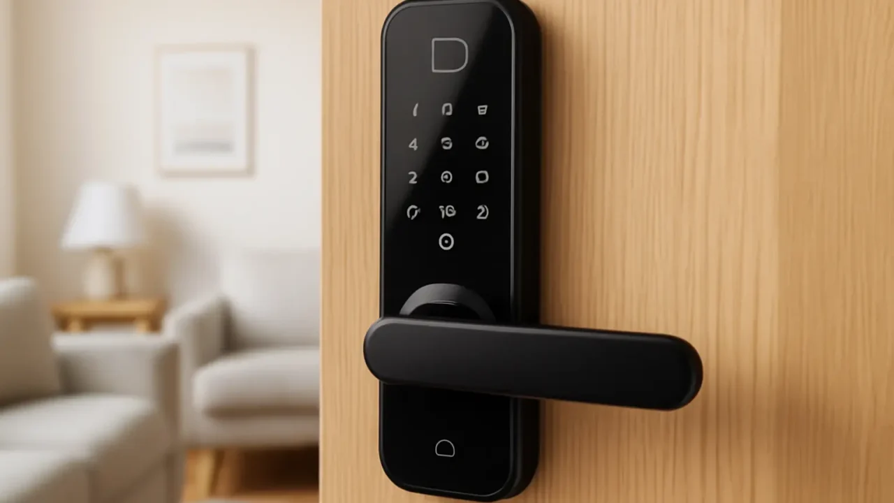 Fechadura Eletrônica Digital Biométrica Kuanttum Kappa barata e confiável para todos os bolsos