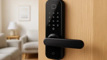 Fechadura Eletrônica Digital Biométrica Kuanttum Kappa barata e confiável para todos os bolsos