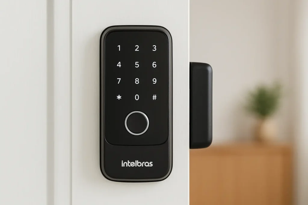 3 fechaduras inteligentes Intelbras com acesso seguro